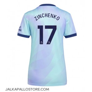 Arsenal Oleksandr Zinchenko #17 Kolmaspaita Naisten 2024-25 Lyhythihainen